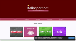 Desktop Screenshot of italiasport.net