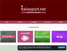 Tablet Screenshot of italiasport.net